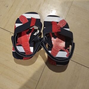 Kids Red and Black Sandals